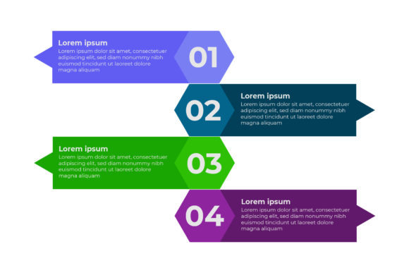 Accelerating Visual Strategy: The Role of Editable Four-Step Infographic Templates in Modern Communication