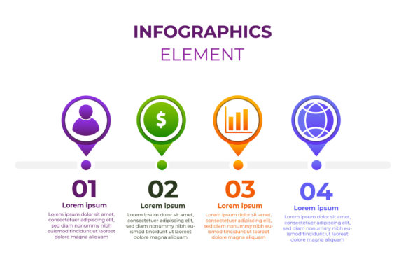 Circle Gradient Infographic Template Design Guide