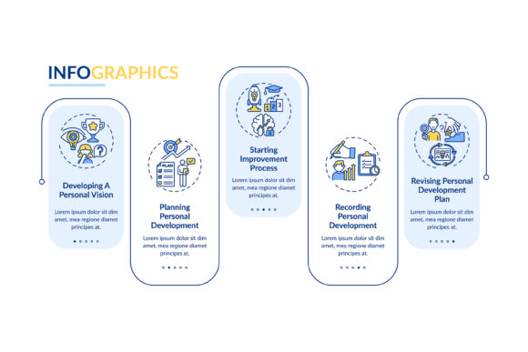 Development Progress Vector Infographic Guide