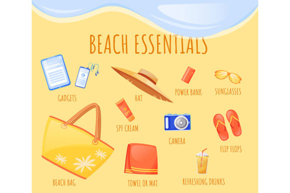 Evaluating the Beach Essentials Infographic Template for Summer Design Projects