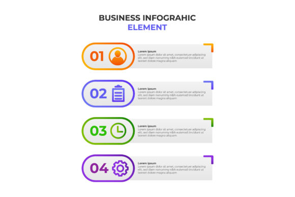 Gradient Business Infographic Template Guide