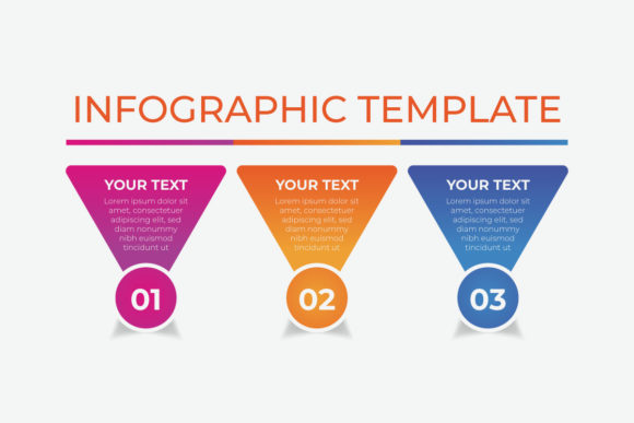 Gradient Infographic Template Design: Elevating Business Communication with Modern Visuals