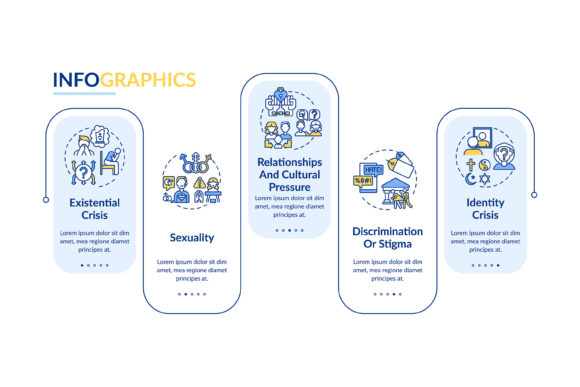 Visualizing Sensitive Topics with a Religious Conflicts Vector Infographic